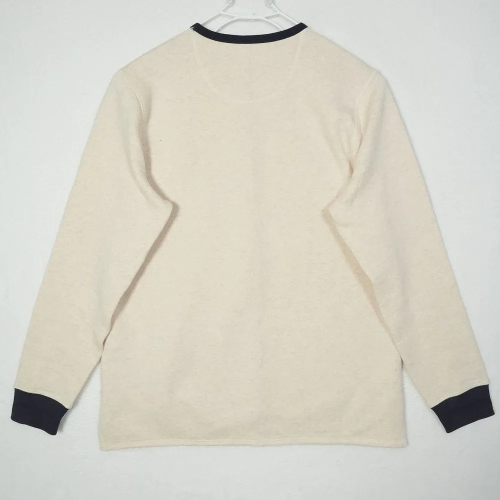 Levis Strauss Sweatshirt Men's L Beige Rivets & Rally Speed‎ Trials 73rd Annual